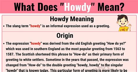 howdy sexual meaning.